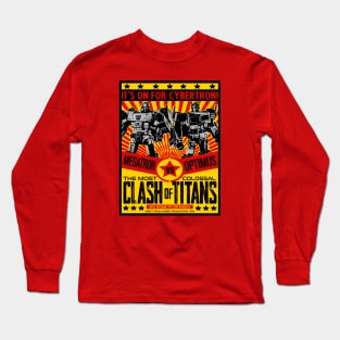TRANSFORMERS FIGHT POSTER Long Sleeve T-Shirt